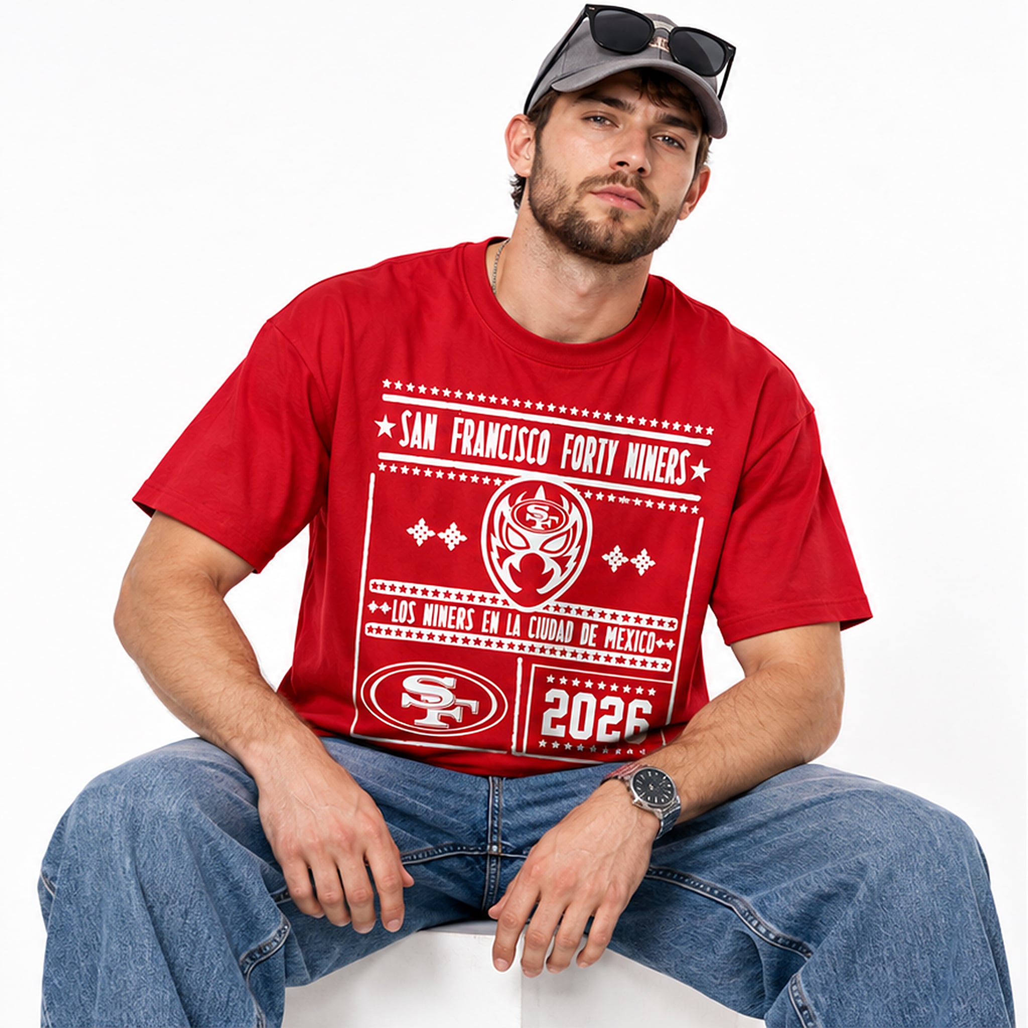 San Francisco Forty Niners Los Niners en la Ciudad de Mexico 2026 Shirt 2 San Francisco Forty Niners Los Niners en la Ciudad de Mexico 2026 Shirt 2