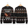 Santa's Favorite Rugby Coach Ugly Sweater 2026 Christmas 1