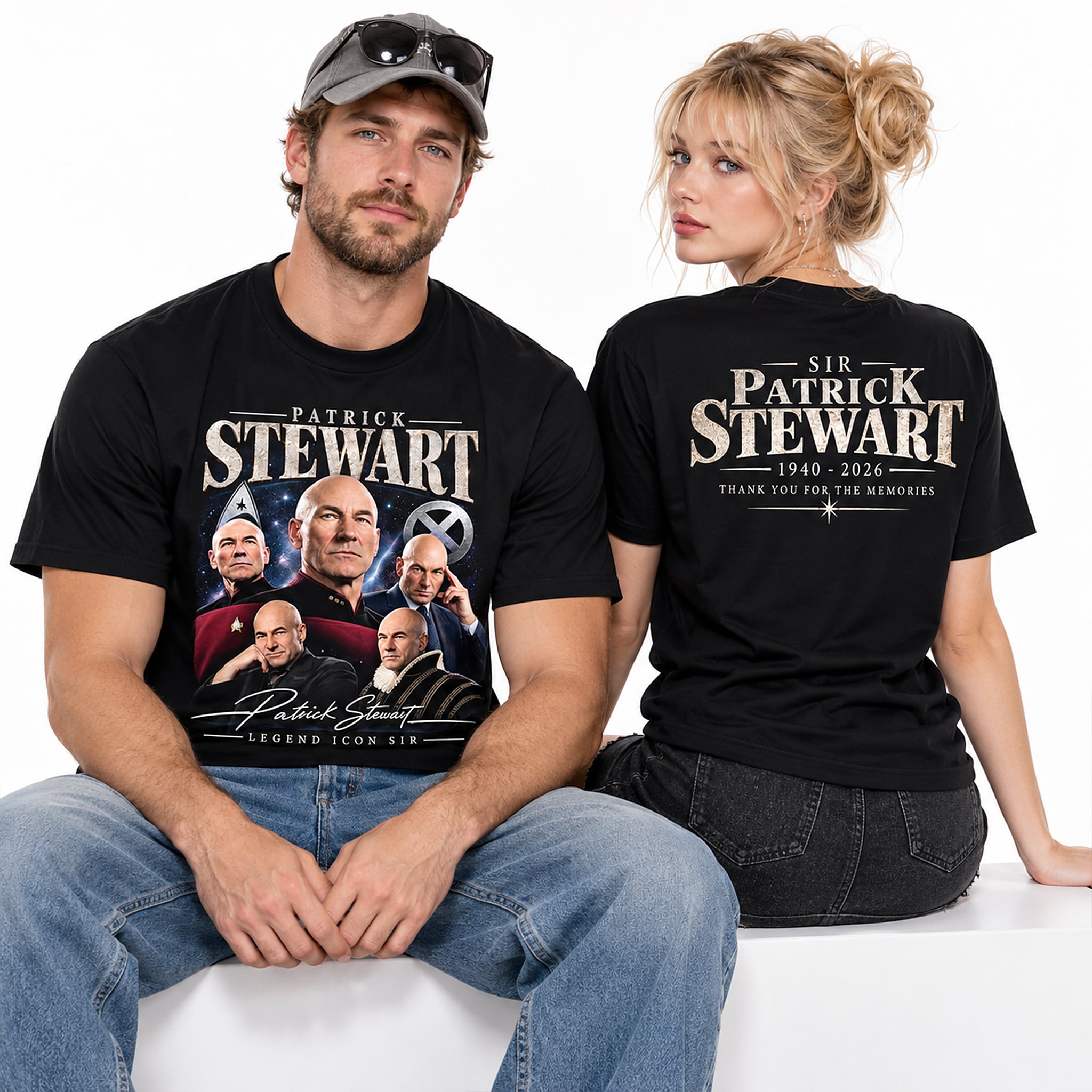 Sir Patrick Stewart 1940 2026 Legend Icon Sir Shirt 2 Sir Patrick Stewart 1940 2026 Legend Icon Sir Shirt 2