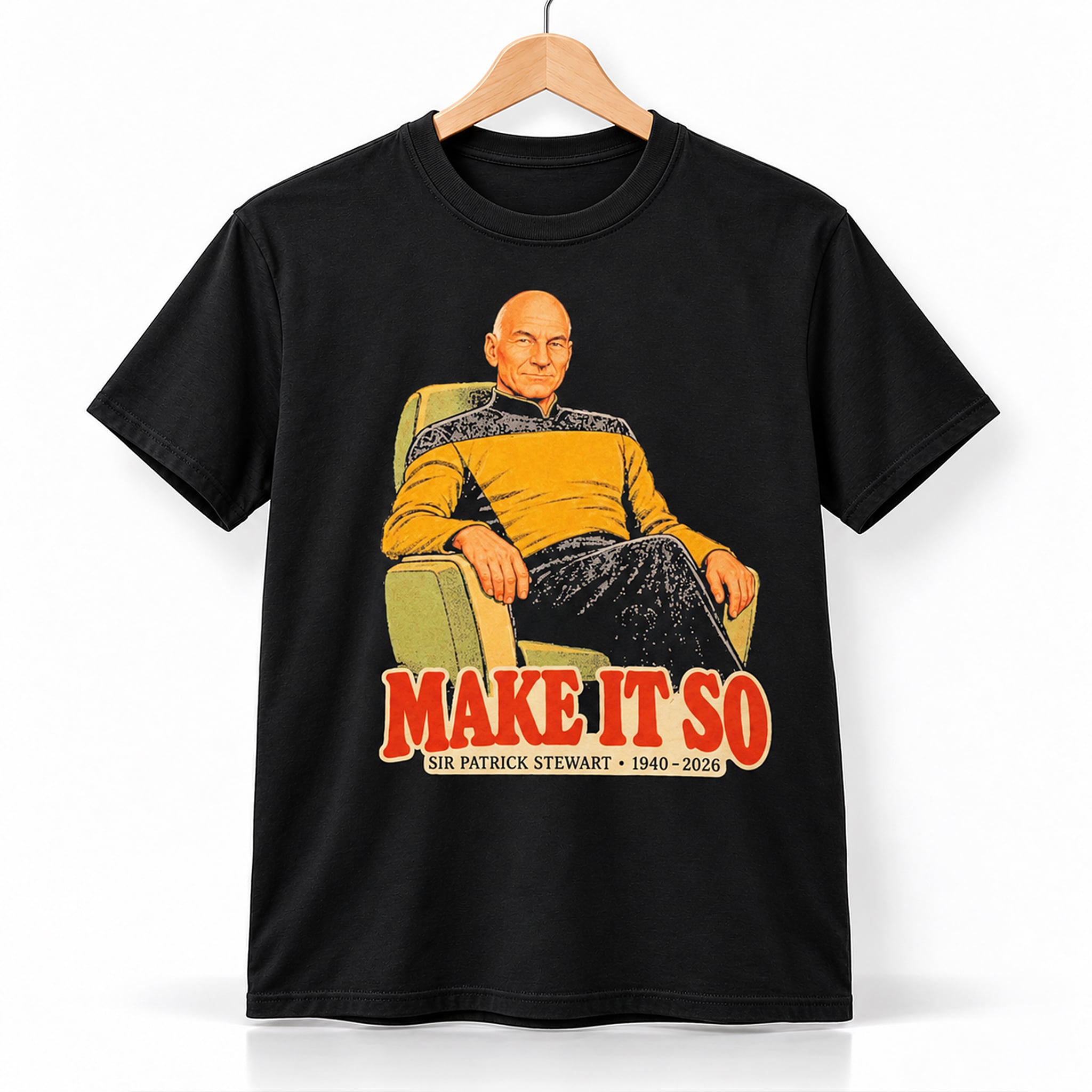 Sir Patrick Stewart Make It So 1940 2026 Shirt 1 Sir Patrick Stewart Make It So 1940 2026 Shirt 1