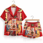 Snow From White Christmas Pajama Set