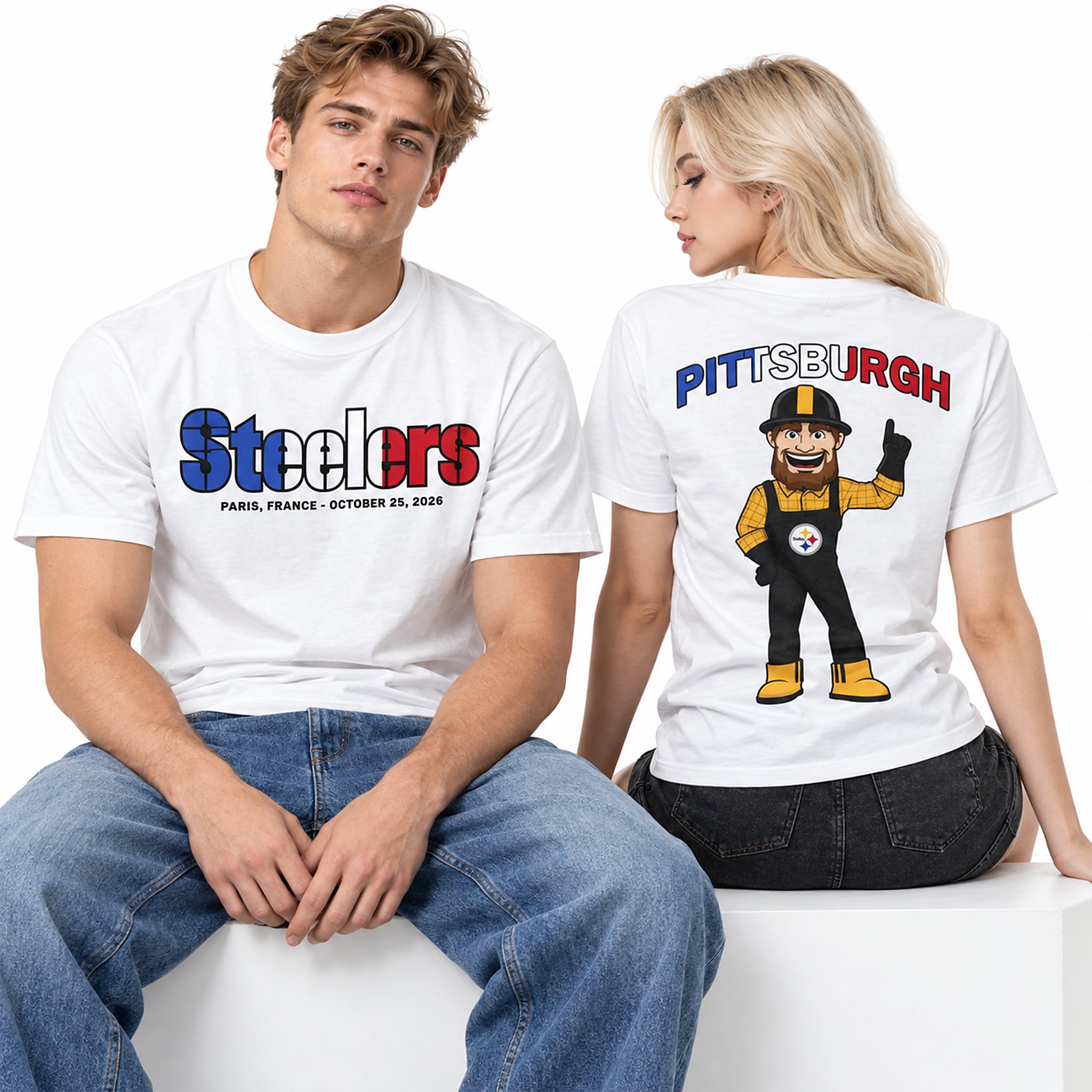 Steelers Paris Game October 25 2026 Shirt 2 Steelers Paris Game October 25 2026 Shirt 2