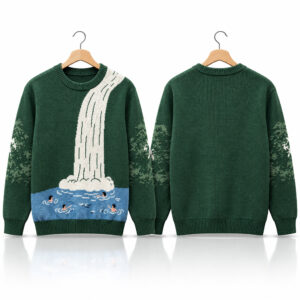 2026 Christmas Waterfall Wool Ugly Sweater 1
