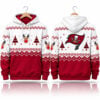 TB Buccaneers Reindeer and Tree 2026 Christmas Hoodie 1