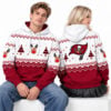 TB Buccaneers Reindeer and Tree 2026 Christmas Hoodie 2