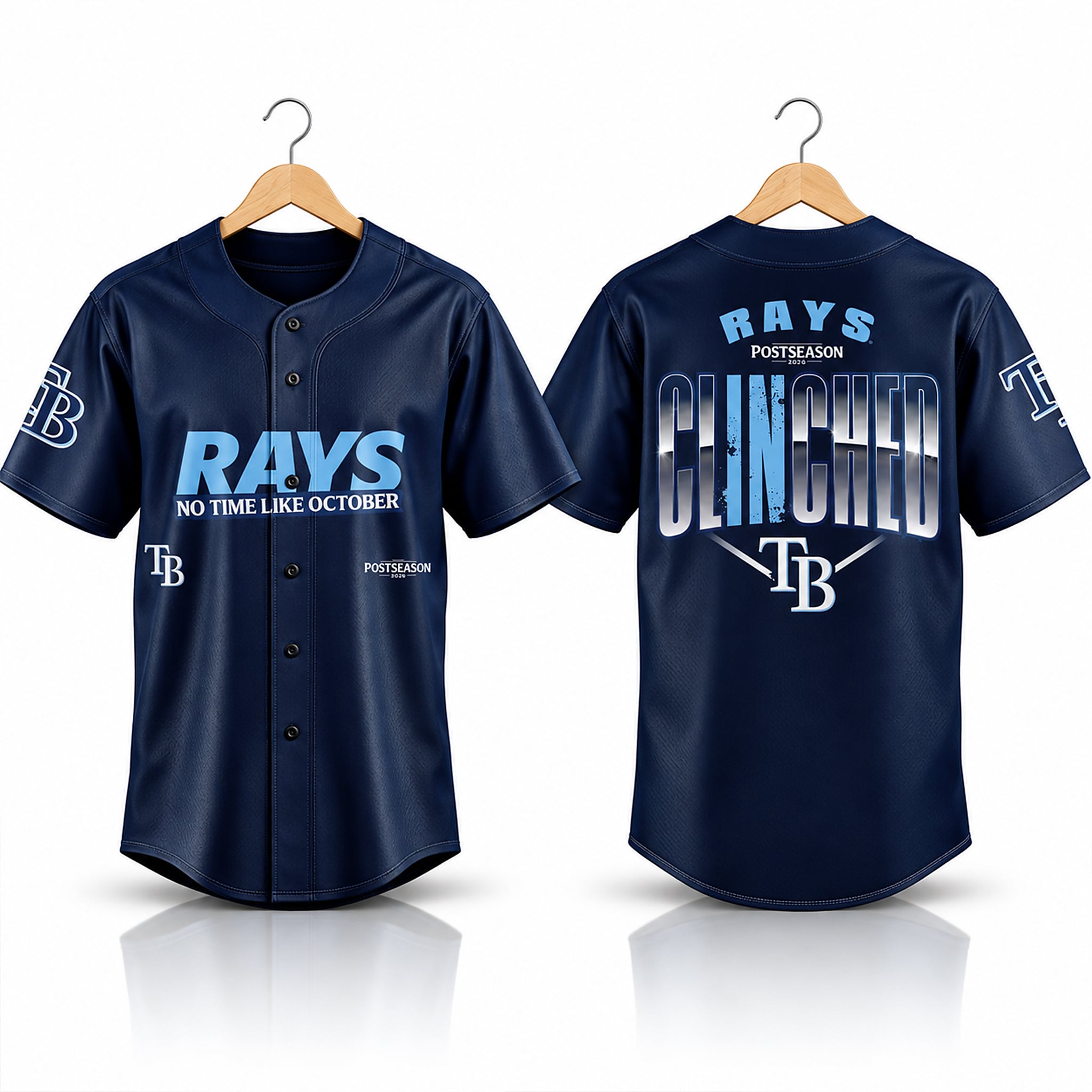 TB Rays Postseason 2026 Clinched Jersey 1 TB Rays Postseason 2026 Clinched Jersey 1