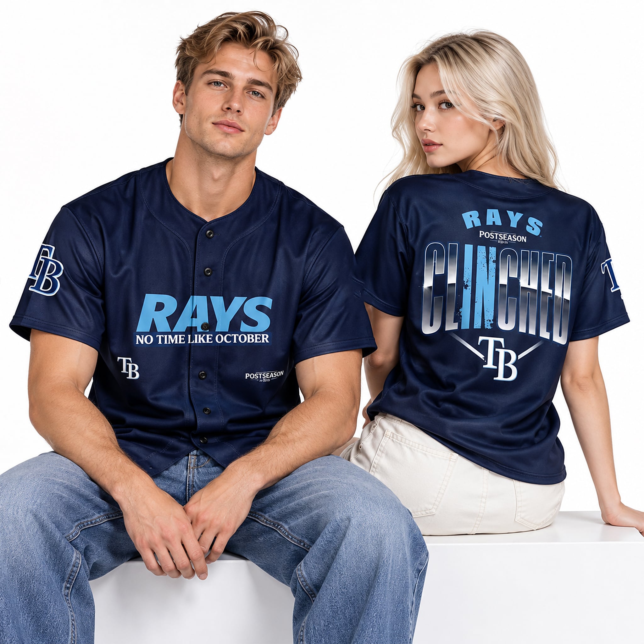 TB Rays Postseason 2026 Clinched Jersey 2 TB Rays Postseason 2026 Clinched Jersey 2