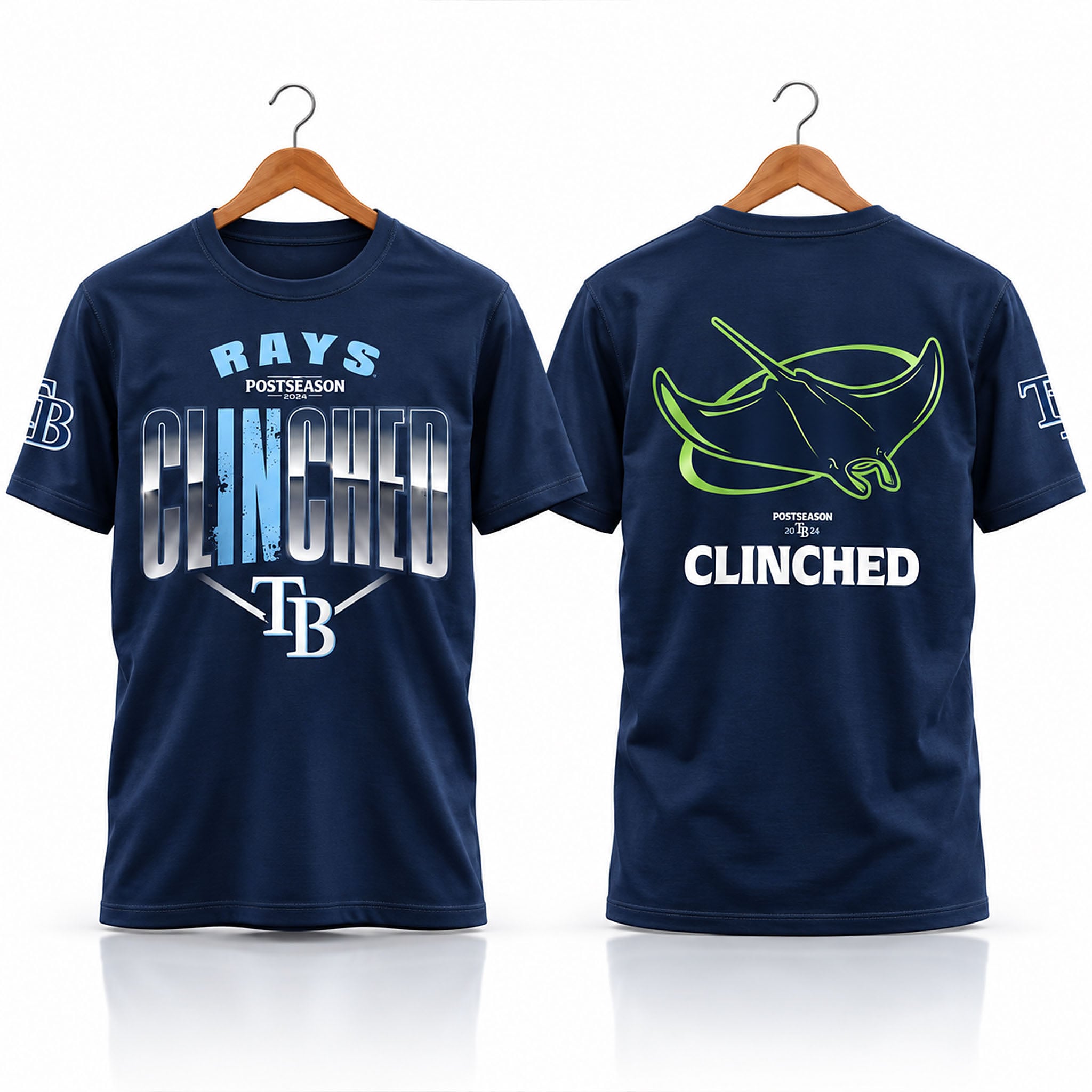 TB Rays Postseason 2026 Clinched Shirt 1 TB Rays Postseason 2026 Clinched Shirt 1