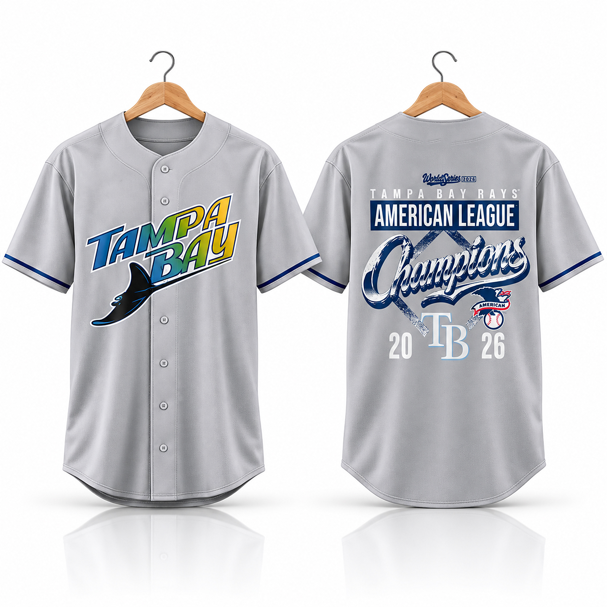 TB Rays World Series American League Champions 2026 Jersey 1 TB Rays World Series American League Champions 2026 Jersey 1