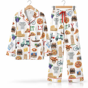 Italy Travel Pajama Set 1