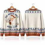 The North Pole Book Club Santa Ugly Sweater 2026 Christmas