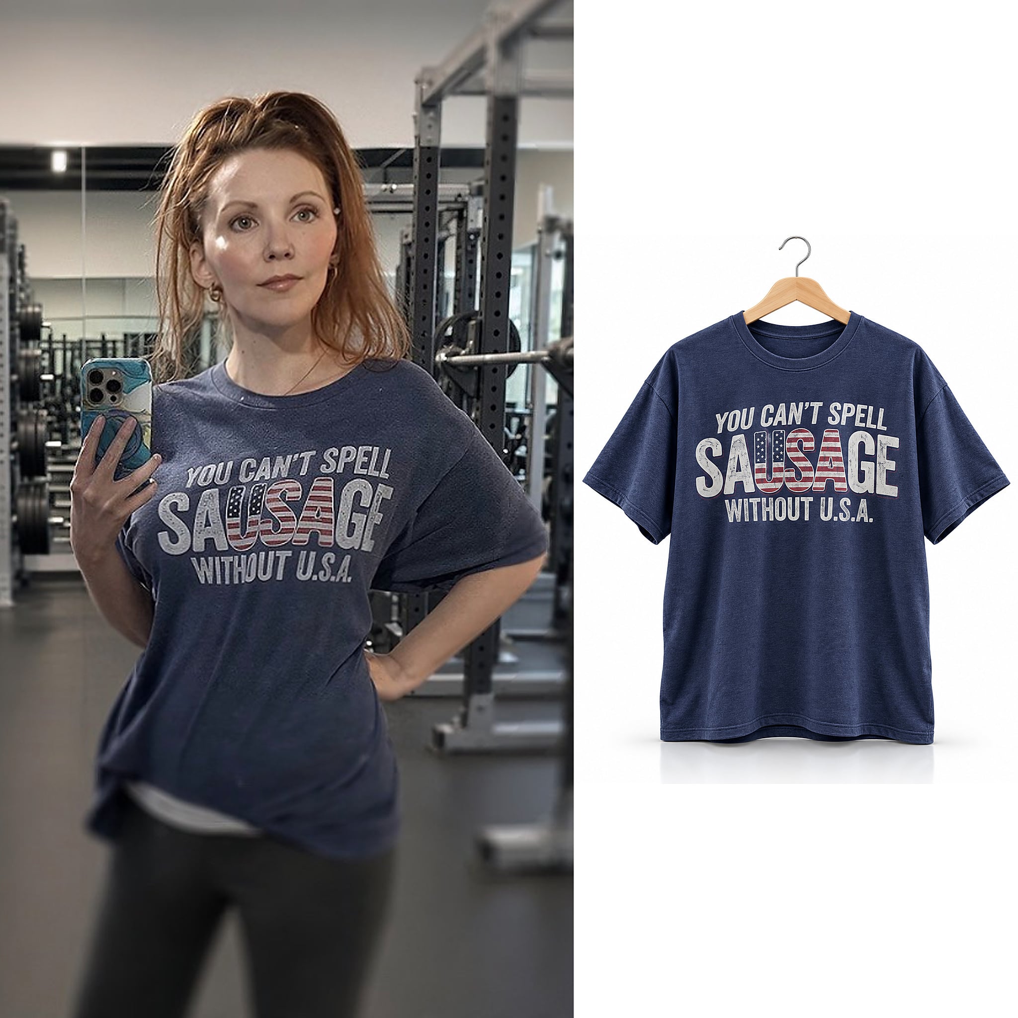 The Redheaded libertarian You Can't Spell Sausage Without USA Shirt 4 The Redheaded libertarian You Can't Spell Sausage Without USA Shirt 4