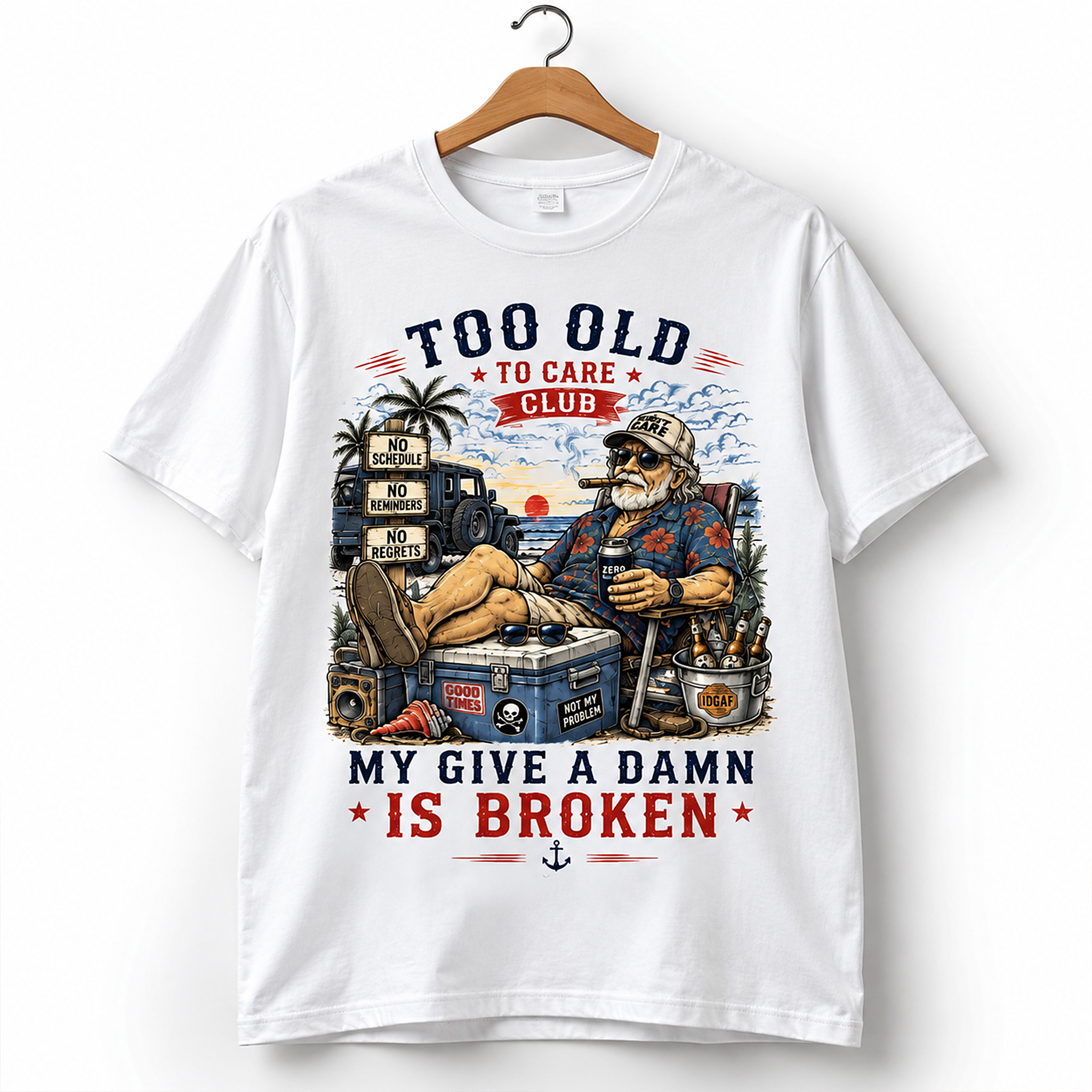 Too Old To Care Club My Give A Damn Is Broken Shirt 1 Too Old To Care Club My Give A Damn Is Broken Shirt 1