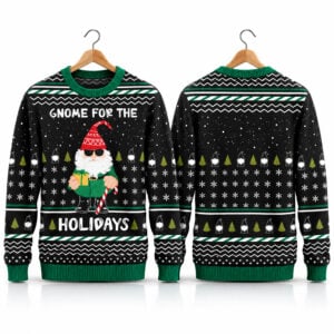 2026 Christmas Gnome For The Holidays Ugly Sweater