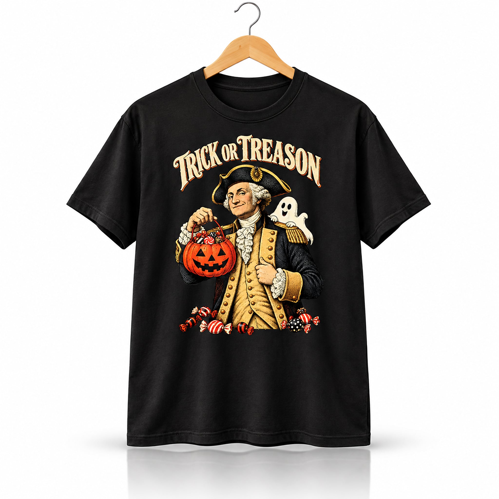 Trick Or Treason George Washington Patriotic Halloween 2026 Shirt 1 Trick Or Treason George Washington Patriotic Halloween 2026 Shirt 1