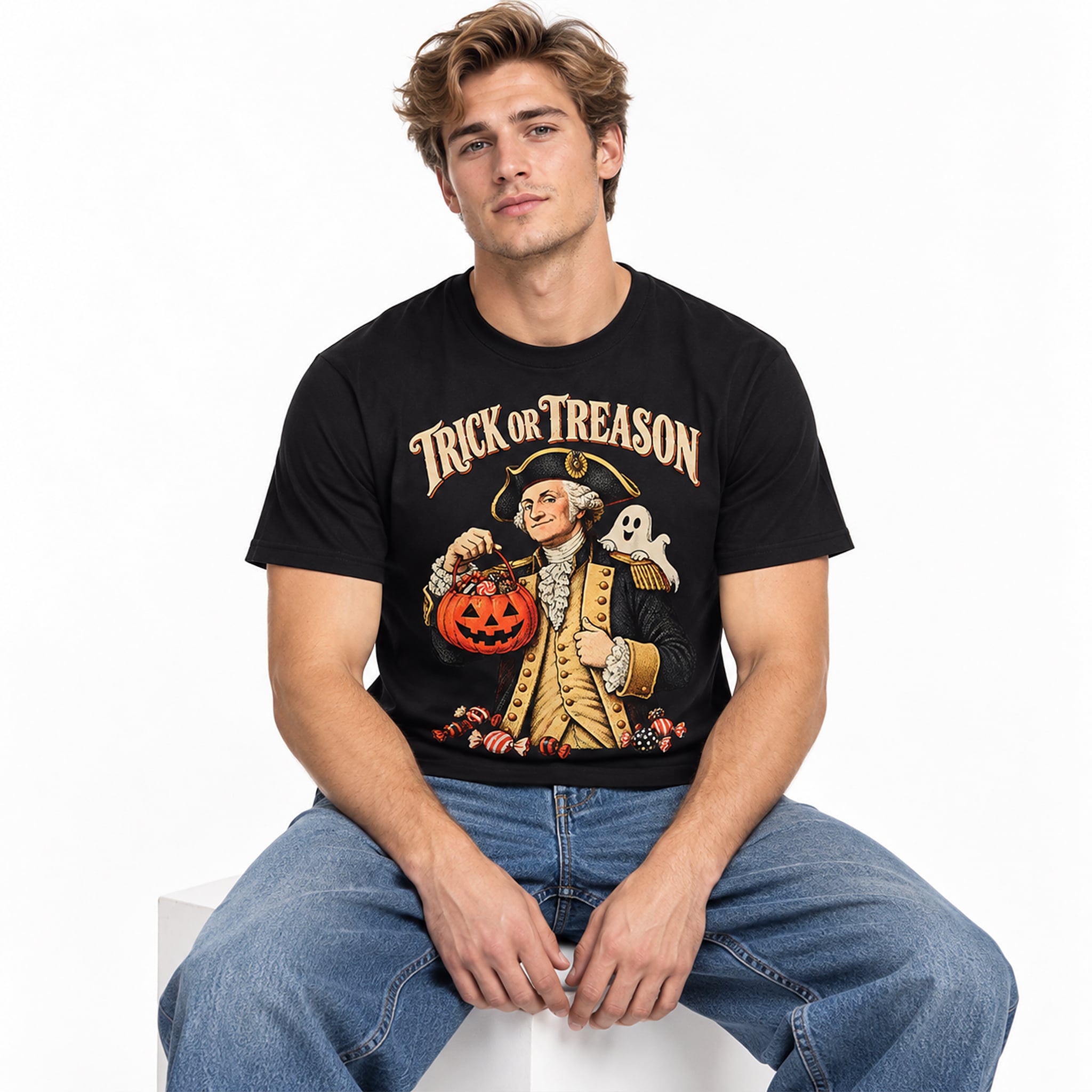 Trick Or Treason George Washington Patriotic Halloween 2026 Shirt 3 Trick Or Treason George Washington Patriotic Halloween 2026 Shirt 3