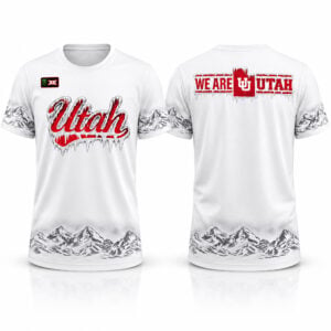 Utah Utes We Aew Utah ICe Cold White Out 2026 Shirt 1