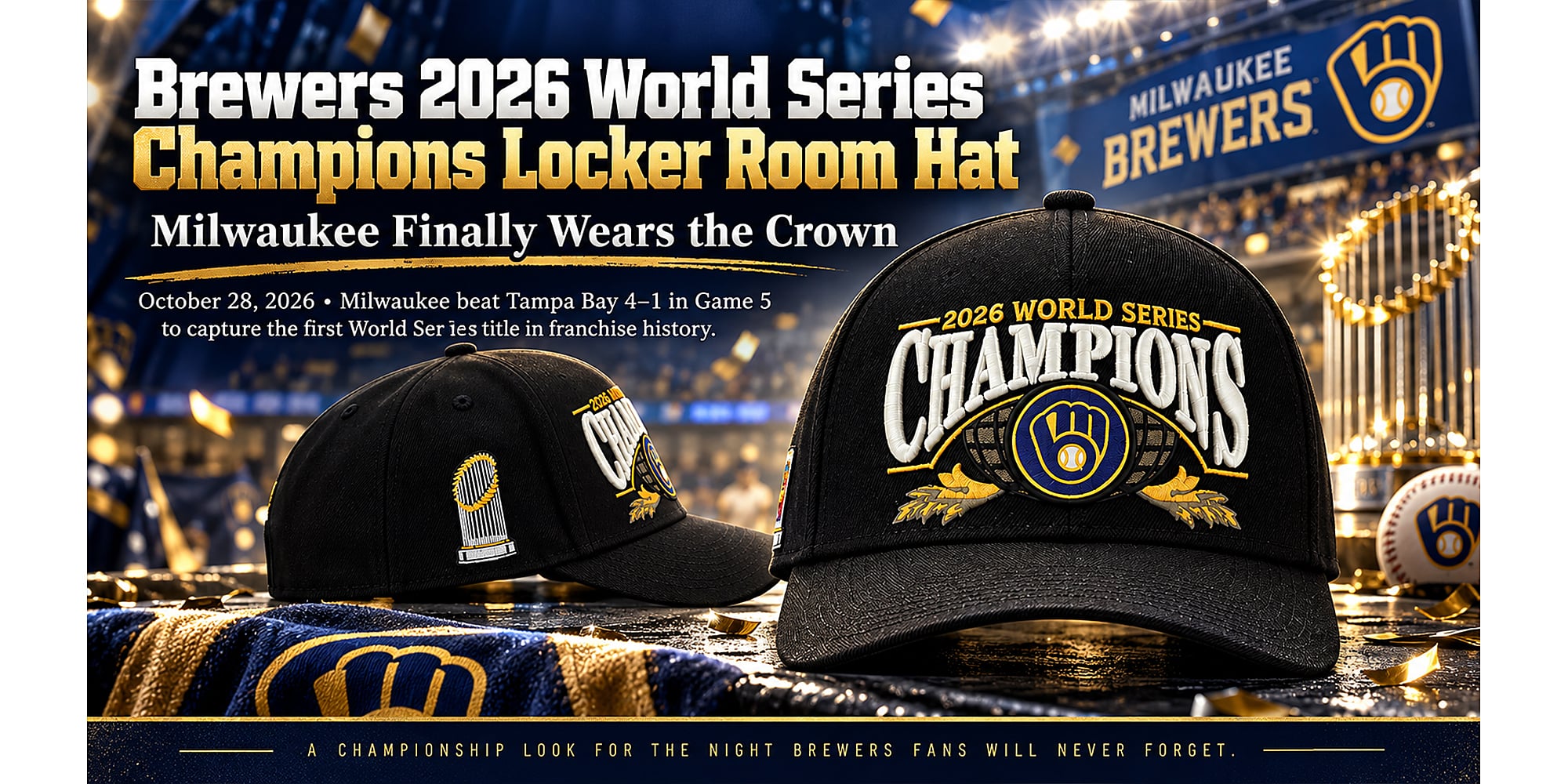 57 Years In The Making: Inside The Brewers 2026 Champions Locker Room ...