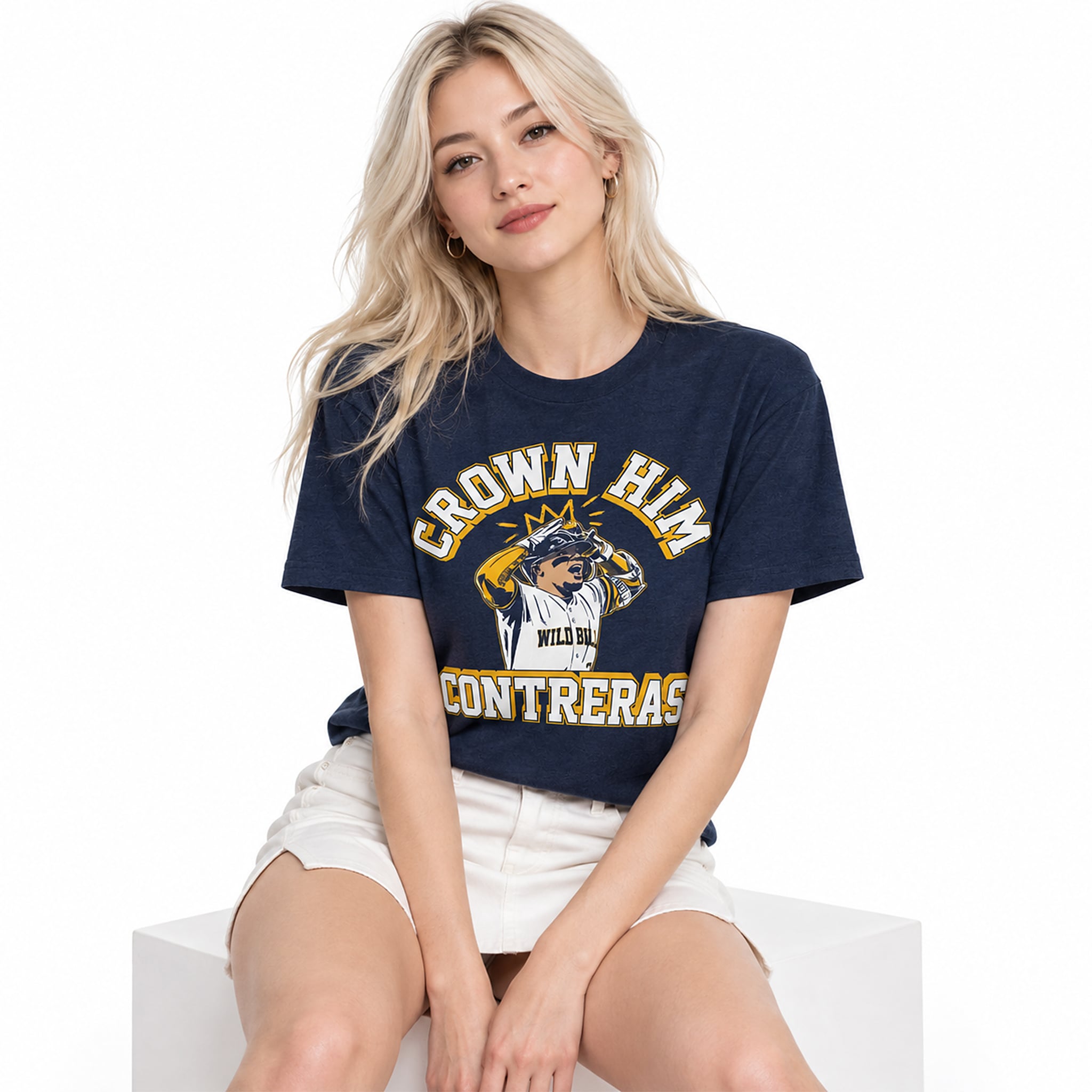 William Contreras Crown Him 2026 Shirt 3 William Contreras Crown Him 2026 Shirt 3