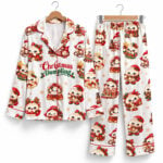 Christmas Dumpling Cute Kawaii Holiday Food Pajama Set