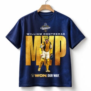 Brewers William Contreras MVP 2026 World Series Champions Won Our Way Shirt 1