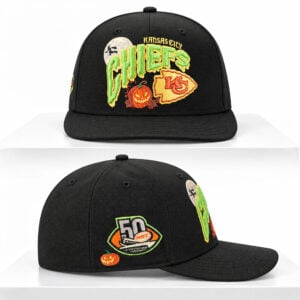 KC Chiefs 50Th Season Pumpkin Halloween 2026 Hat 1
