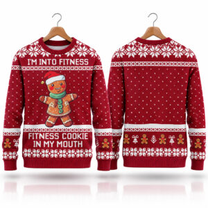 Im Into Fitness Fitness Cookie In My Mouth Ugly Sweater 2026 Christmas 1