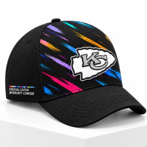 KC Chiefs Crucial Catch Intercept Cancer 2026 Hat 1