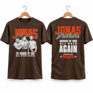 Jonas Brothers Burning Up All Over Again Cleveland Shirt 1