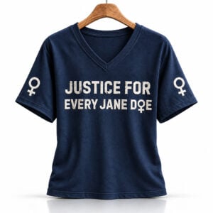 Justice For Every Jane Doe 2026 V neck Shirt 1