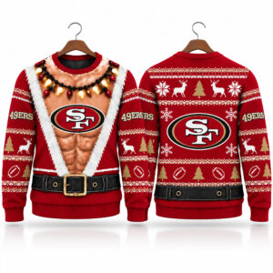 2026 SF 49ers Funny Body Ugly Christmas Sweater 1