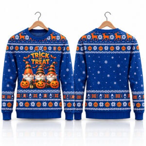 Gnomes Trick Or Treat Halloween 2026 Ugly Sweater 1