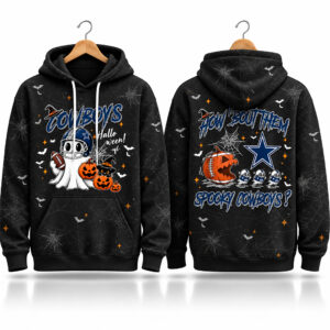 Cowboys How Bout Them Spooky Cowboys 2026 Halloween Hoodie 1