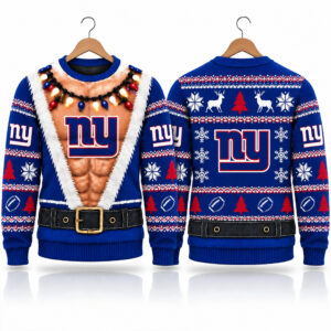 2026 NY Giants Funny Body Ugly Christmas Sweater 1