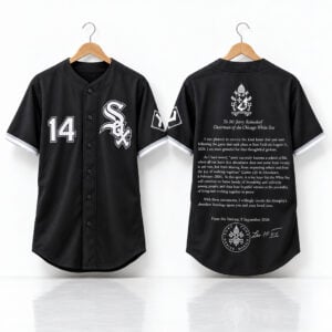 2026 White Sox Pope Leo XIV Sends Blessings Playoffs Jersey 1