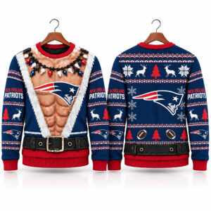 2026 NE Patriots Funny Body Ugly Christmas Sweater 1