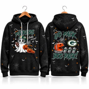 GB Packers Go Pack Boo Pack 2026 Halloween Hoodie 1