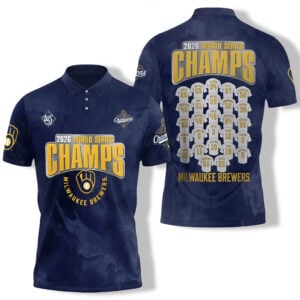 Brewers World Series Champs 2026 Polo Shirt 1
