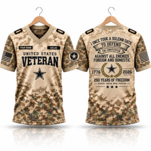 Cowboys Veterans Day US Veteran Tribute 2026 Jersey 1