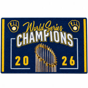 Milwaukee Brewers World Series Champions 2026 Doormat 0
