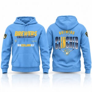 Brewers No Time Like October Postseason 2026 Clinched Hoodie 1